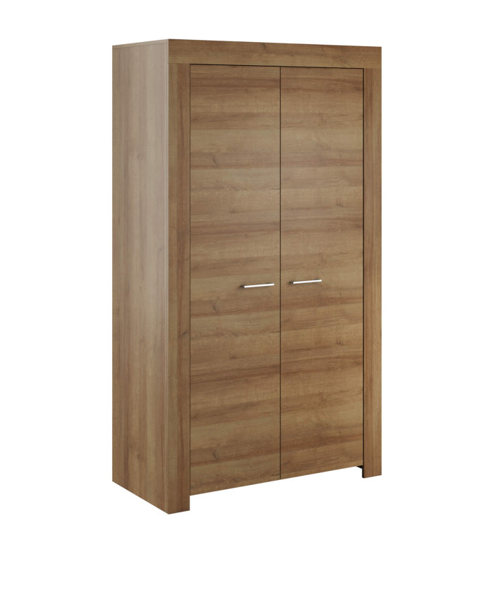 „Sky SSZ110“ spinta, dviejų durų, lentyna, pakabinimo karnizas, „Riviera Oak“