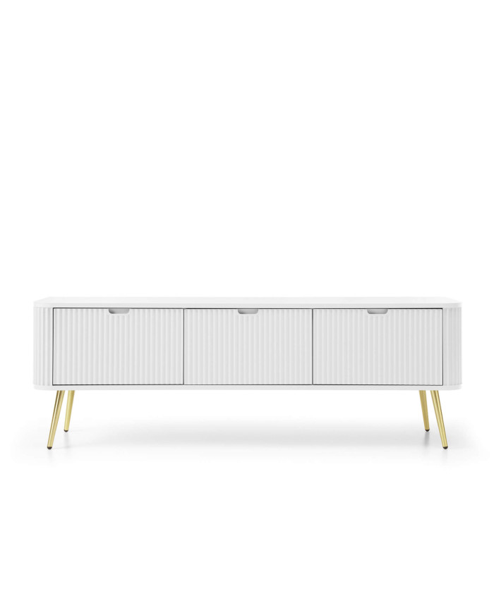 TV spintelė Zova RTV-168, 3 durys, balta