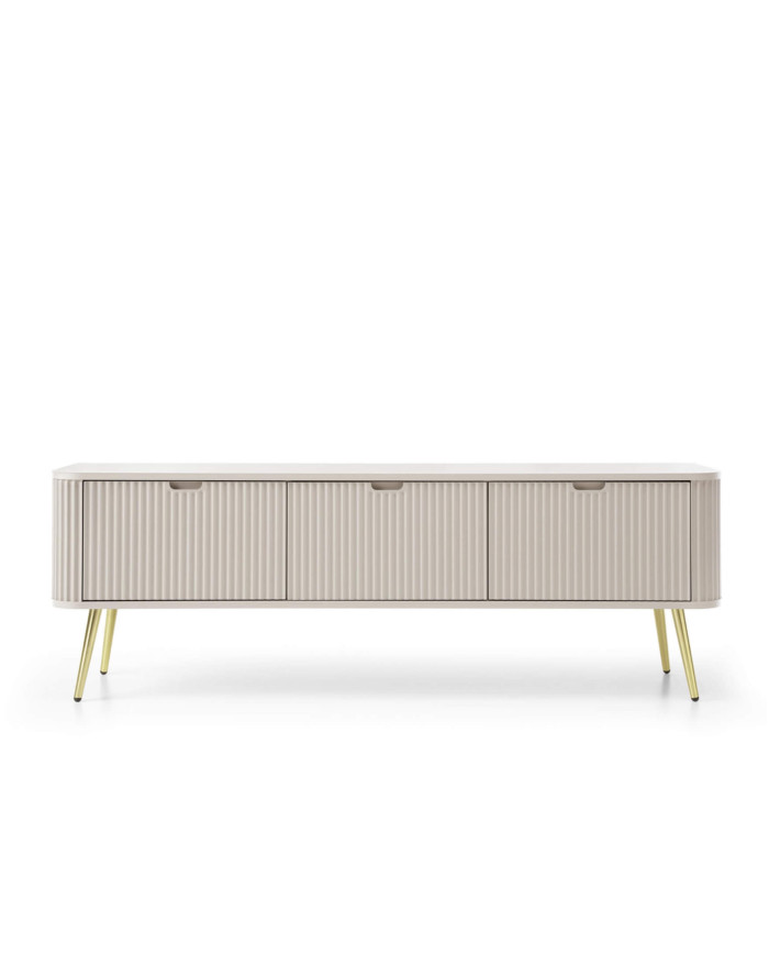 Zova RTV-168 televizoriaus spintelė, 3 durys, kašmyro spalvos