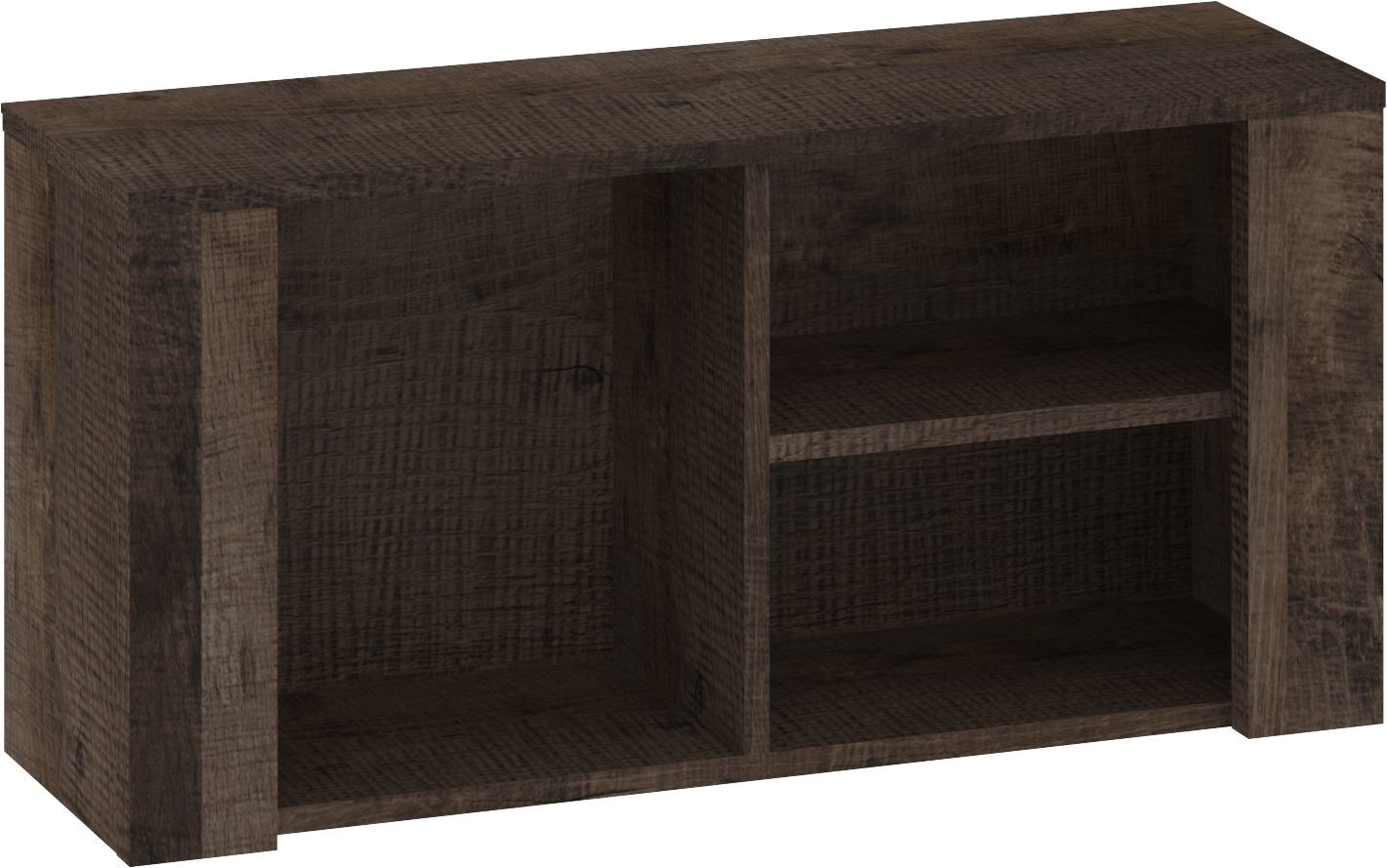 DELIS 07 baldų sieninė lentyna svetainei, Grange ąžuolo spalvos