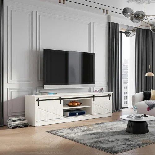 GRANERO televizoriaus spintelė, balta