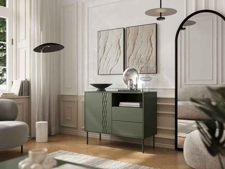 TRESSE komoda su stalčiais, 1,2 cm, kilimėlis