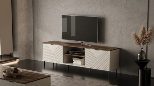 EVO TV spintelė 2d/180 kašmyro / ąžuolo spalvos