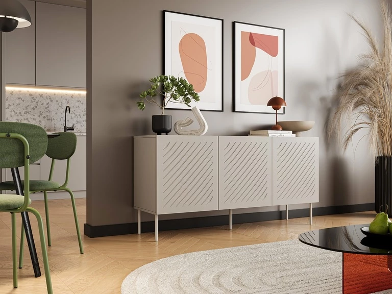 SIENA KOMODA 150 MATINĖS SMĖLIO SPALVOS