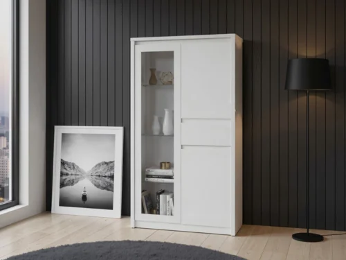 ERDEN žema vitrina, 2 vnt., 1 vnt., balta