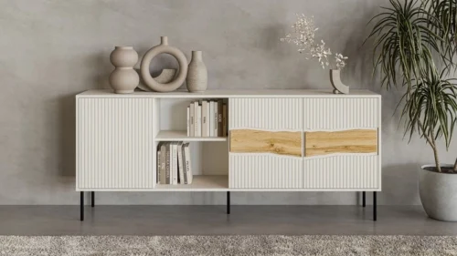 Įdedama komoda su stalčiais 3 matmenys 1 plotis