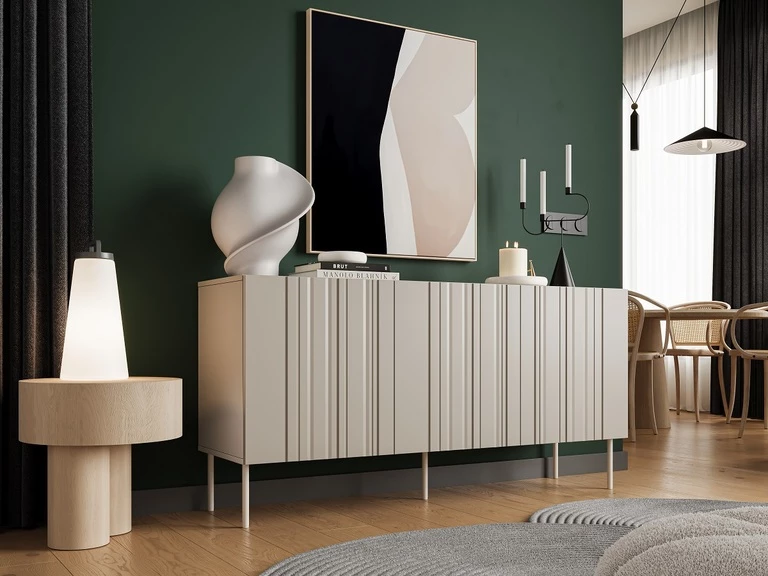 ISLA komoda 150 matinės smėlio spalvos