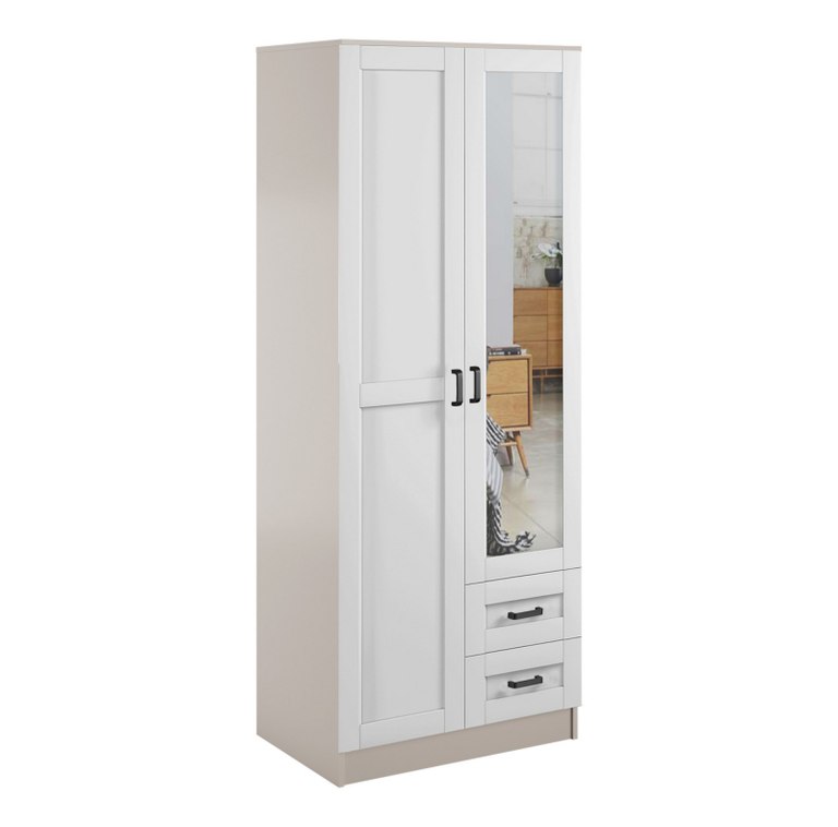 KAMI spinta su veidrodžiu, 2 vnt., RAMA, įvairių spalvų