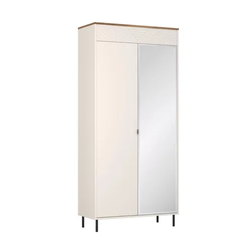 EVO spinta su veidrodžiu 2d/40 kašmyro / ąžuolo „Castello“