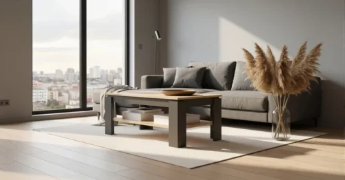 ESTEBAN suolas 110 grafito / ąžuolo evok