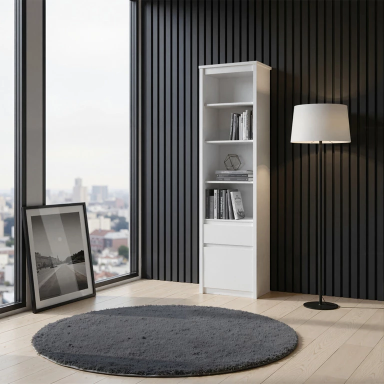 ERDEN atvira lentyna, 1 vnt., balta