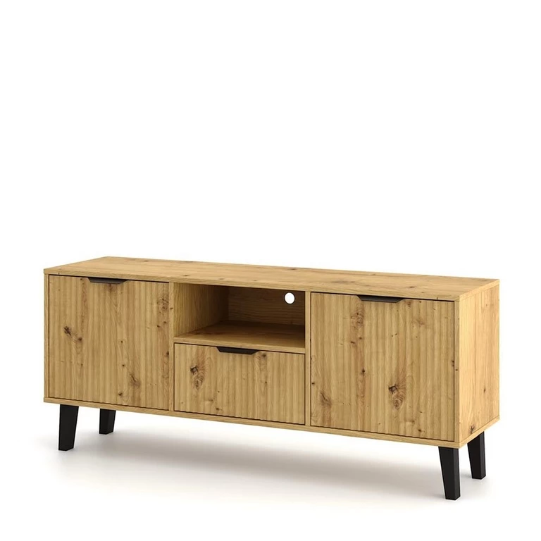 BORG DUO TV spintelė, 2 vnt., 1 vnt., ąžuolo spalvos