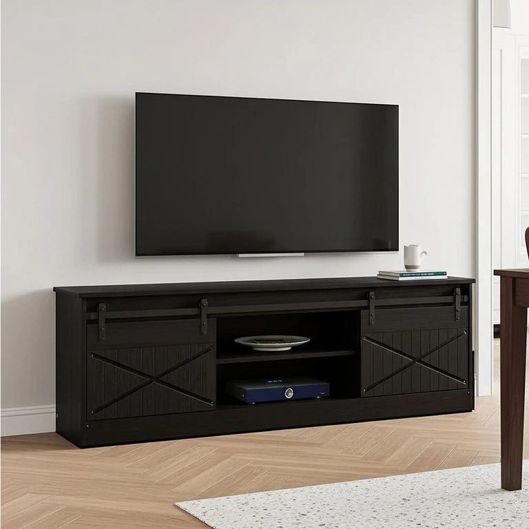 GRANERO TV spintelė, juoda