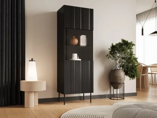 ISLA VITRINA JUODA MATINIS