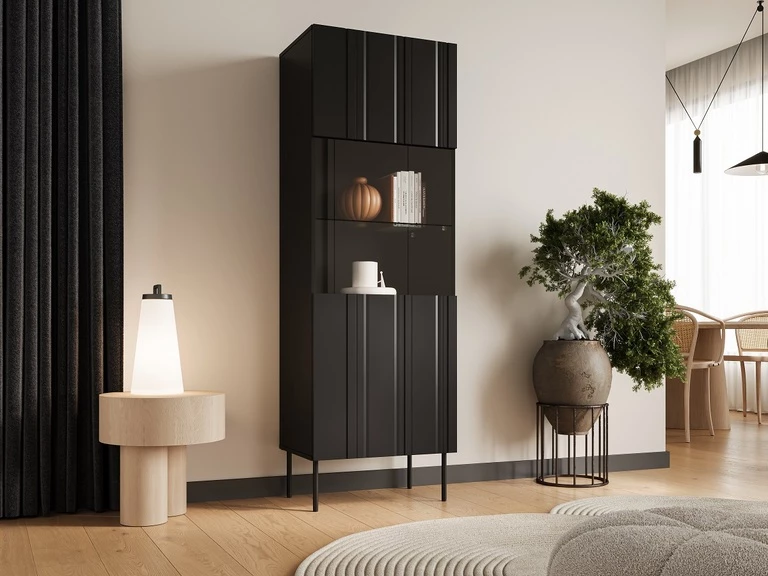 ISLA VITRINA JUODA MATINIS