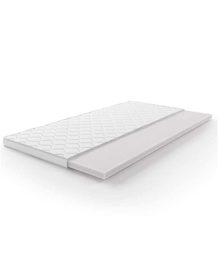 Užtiesalas „Topper Visco“ 120x200 cm, termoelastinės putos, 4 cm, nuimamas užvalkalas, H3, „Comforteo“ - Paveikslėlis 3