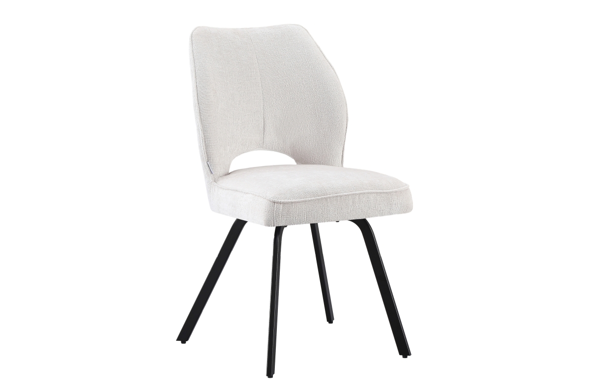 TULIP šviesiai smėlio spalvos (audinys UF980-02) - MODERNI APMUŠTA KĖDĖ SVETAINEI / VALGOMAJAM / BIURUI / PALĖPEI