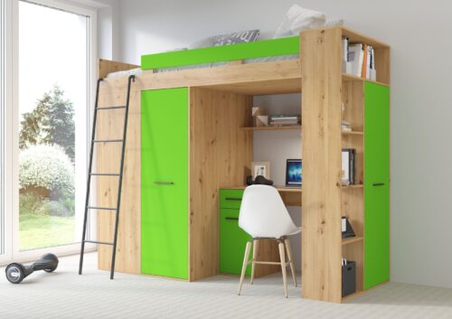 RAVENA L antresolė be audinio, menininko / žalia