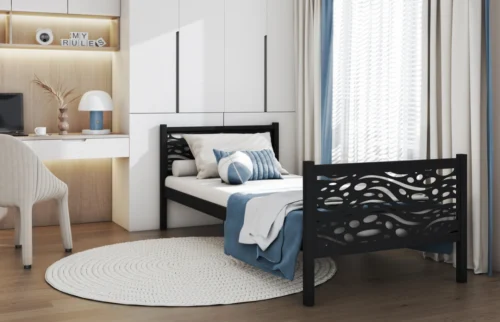 VIANA metalinė jaunimo lova 90×200 cm