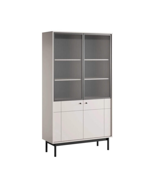 Japandi WT104 vitrina, stikliniai fasadai, kašmyras