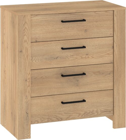 DELIS 05 baldų komoda svetainei, miegamajam, kremonos ąžuolas