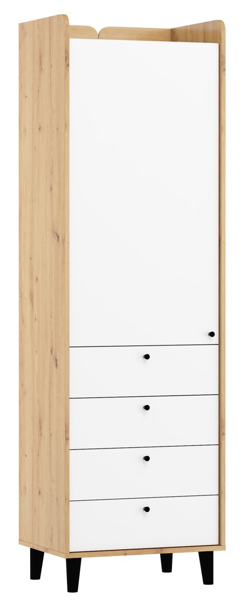 CELO baldai 01 1D4S patalynės spinta