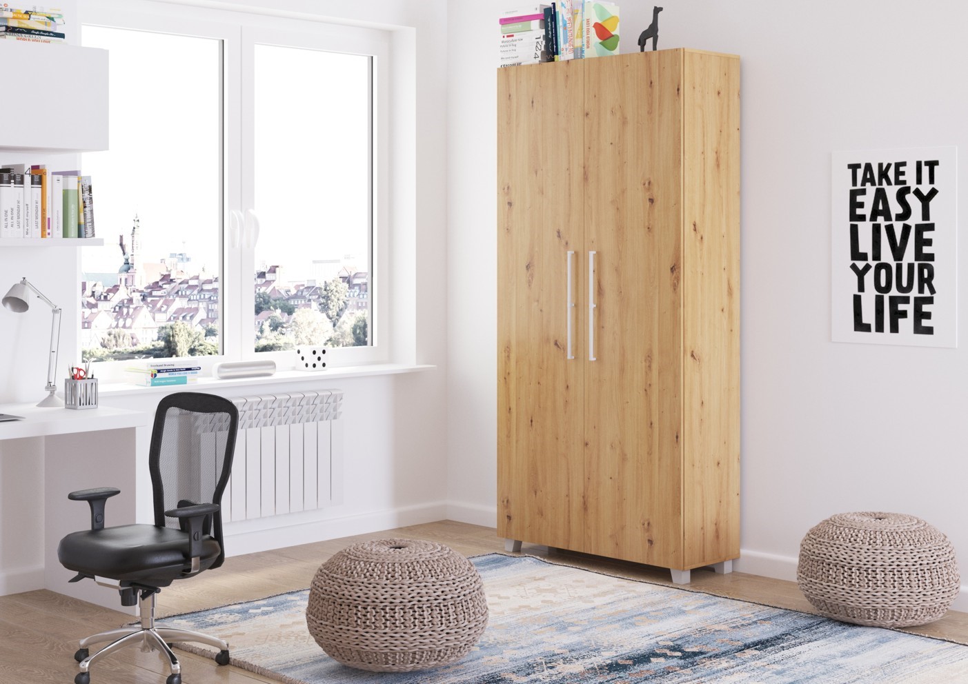 Sieninė lova TEDDY 90