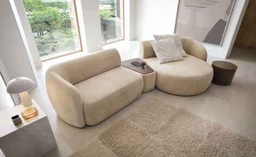 Apmušta modulinė kampinė sofa 2L+TPFT+OTR Nobe Gr2