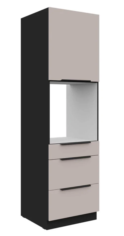 60 cm koloninė spintelė su stalčiais Arona 60 DPS-210 3S 1F