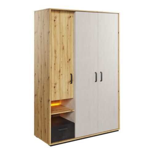 QUBIC QB-02 spinta, ąžuolo dirbiniai/šilko fleita/neapdorotas plienas