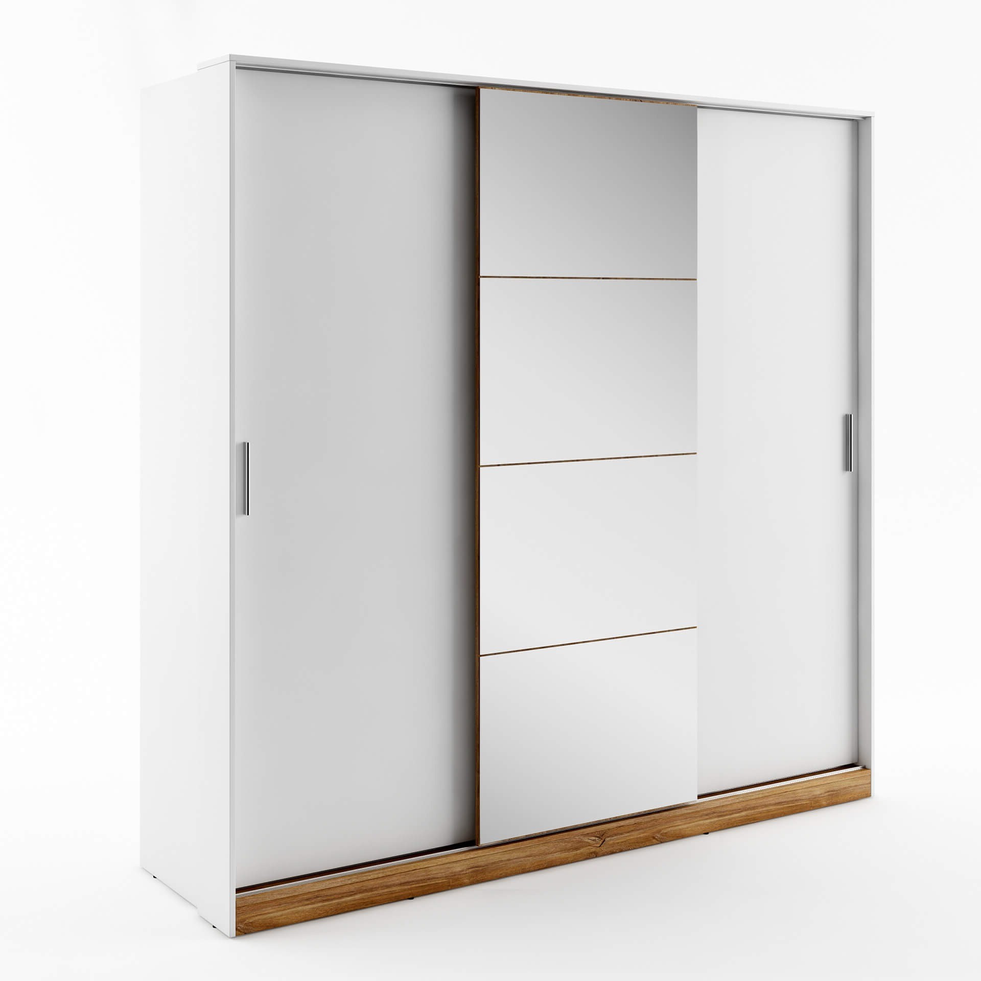 DENTRO DT-01 stumdoma spinta, balta / ąžuolas