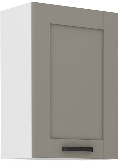 Viršutinė spintelė 50 cm Luna balta/molio pilka 50 G-72 1F