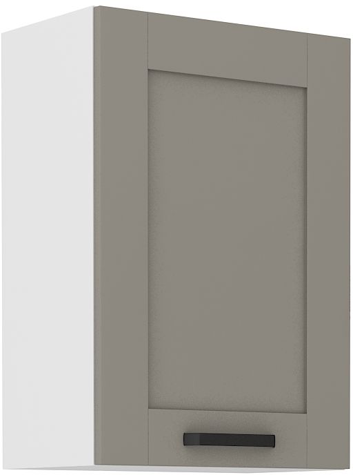 Viršutinė spintelė 50 cm Luna balta/molio pilka 50 G-72 1F