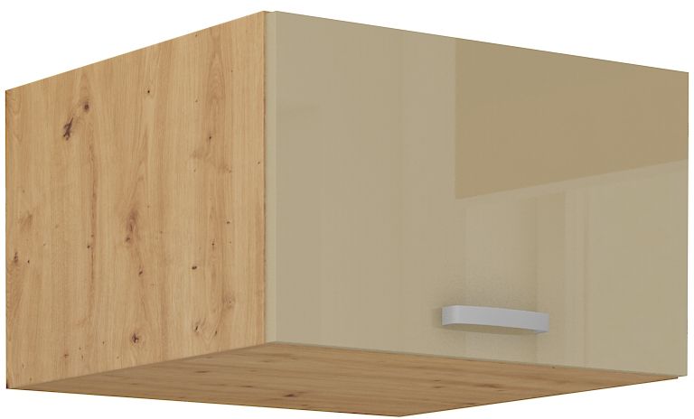 Žema gili viršutinė spintelė 60 cm Artisan kapučino blizgi 60 NAGU-36 1F