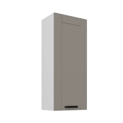 Viršutinė spintelė 45 cm Luna balta/molio pilka 45 G-108 1F