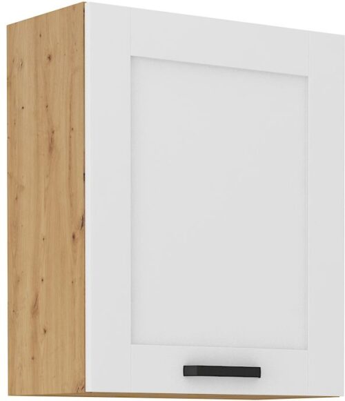 Viršutinė spintelė 60 cm Luna balta/artisan 60 G-72 1F