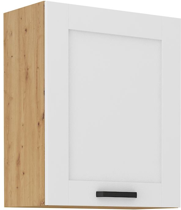 Viršutinė spintelė 60 cm Luna balta/artisan 60 G-72 1F