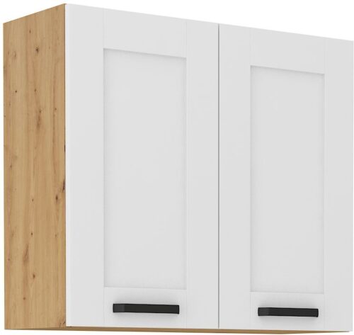 Viršutinė spintelė 80 cm Luna balta/artisan 80 G-72 2F