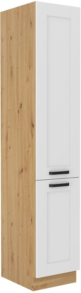 Luna balta/artisan 40 cm sandėliuko spintelė su lentynomis DK-210 2F