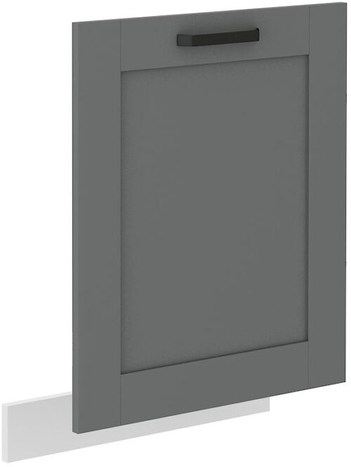 Indaplovės priekinė dalis, 60 cm, dengta panelė, Luna, balta/dulkės pilka, ZM, 713×596