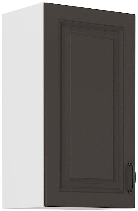 Viršutinė spintelė 40 cm Stillo balta/grafito spalvos 40 G-72 1F