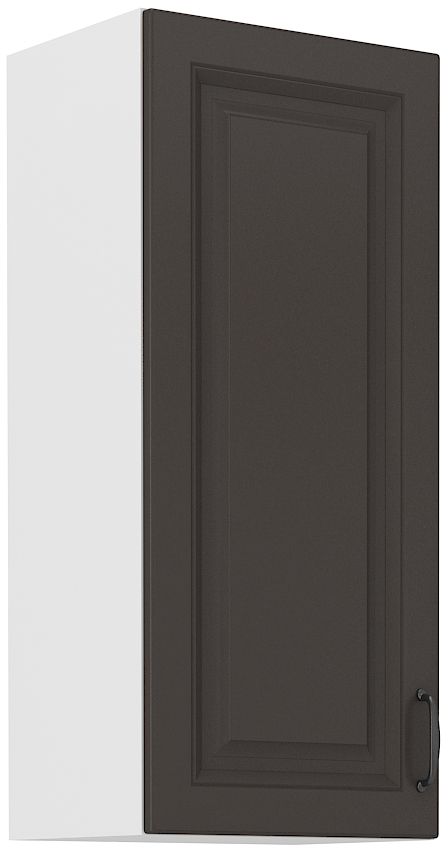 Viršutinė spintelė 40 cm Stillo balta/grafito 40 G-90 1F