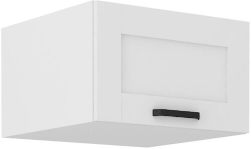 Žema viršutinė spintelė, gili, 60 cm, Luna balta, 60 NAGU-36 1F