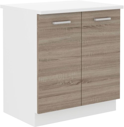 Apatinė spintelė 80 cm Dave 80D2F su stalviršiu