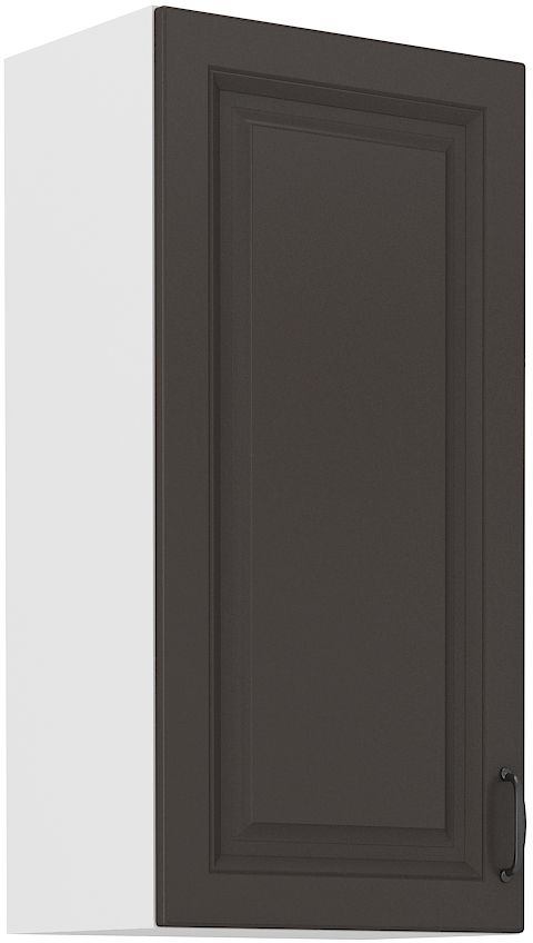 Viršutinė spintelė 45 cm Stillo balta/grafito 45 G-90 1F