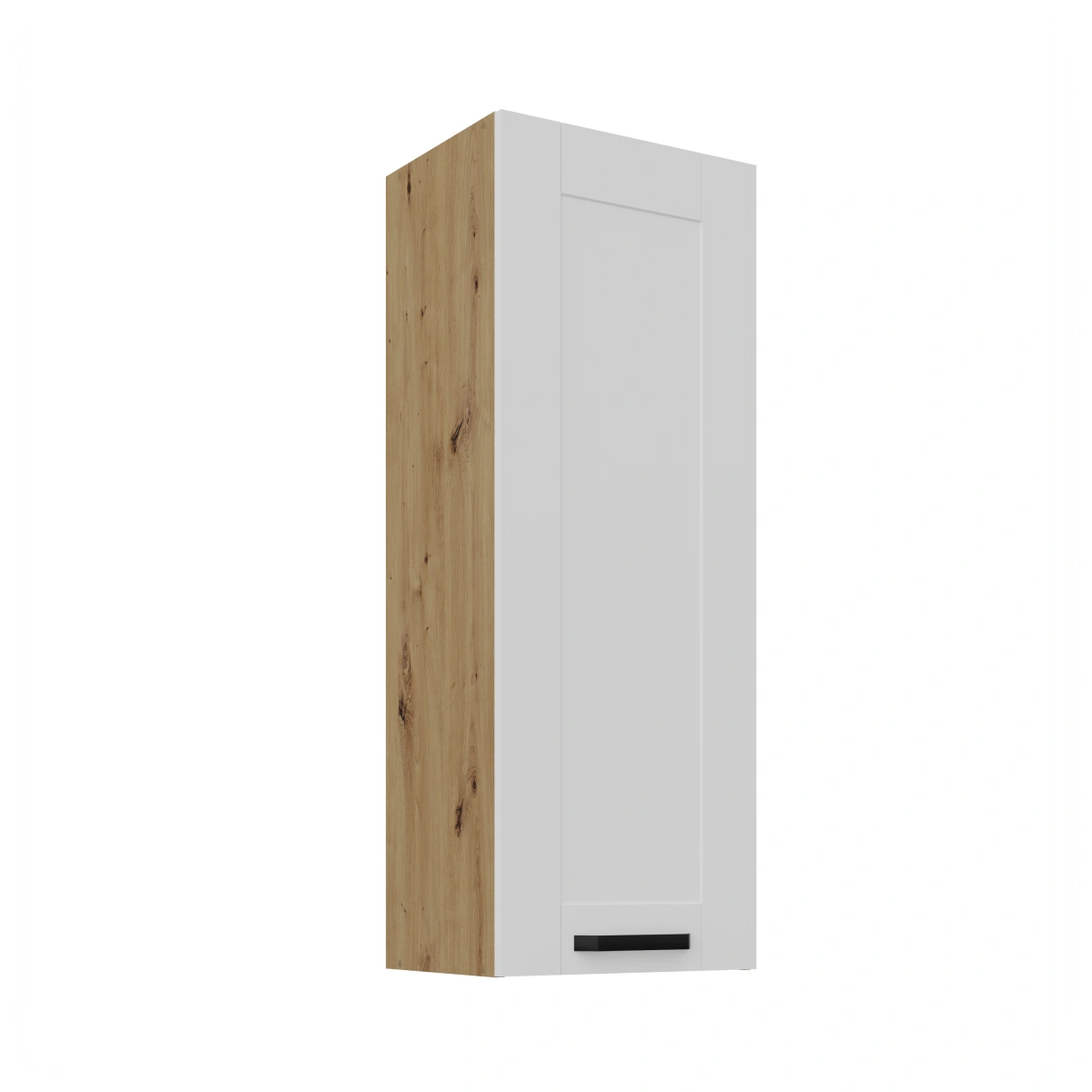 Viršutinė spintelė 40 cm Luna balta/artisan 40 G-108 1F