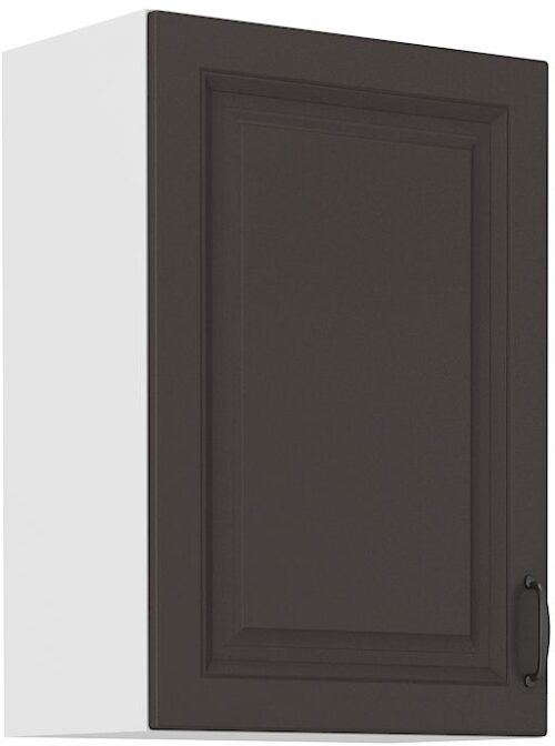 Viršutinė spintelė 50 cm Stillo balta/grafito spalvos 50 G-72 1F