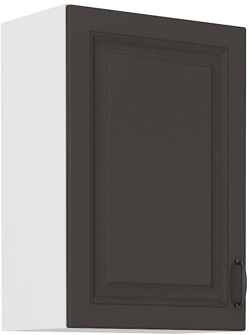 Viršutinė spintelė 50 cm Stillo balta/grafito spalvos 50 G-72 1F