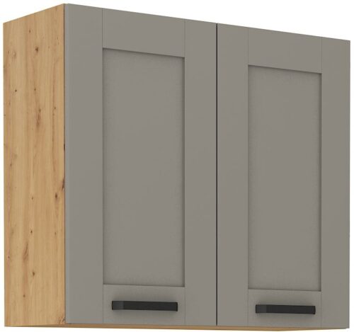 Viršutinė spintelė 80 cm Luna artisan/molio pilkumo 80 G-72 2F