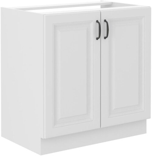 Apatinė spintelė 80 cm, Stillo kriauklė, balta, 80 ZL 2F BB